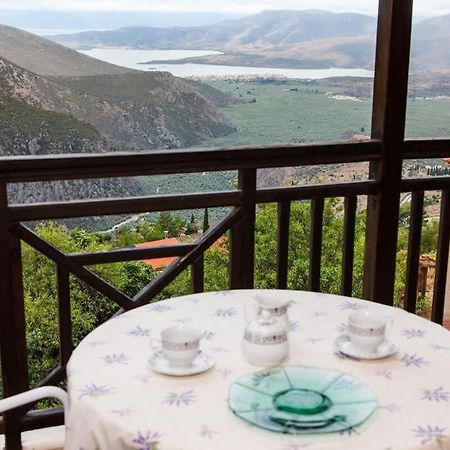 Apollon Stone Villa In Delphi With Breathtaking Views エクステリア 写真